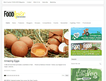 Tablet Screenshot of foodlovermagazine.com